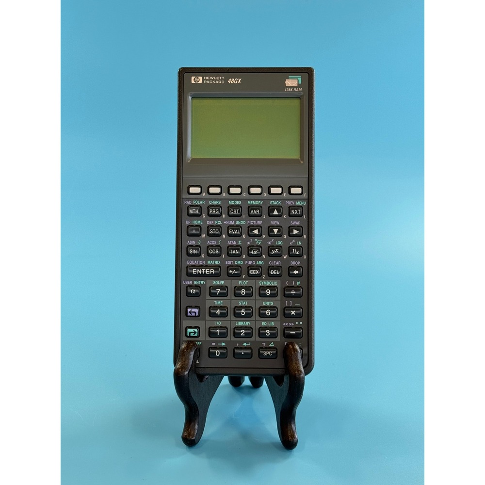 HP 48GX Graphing Scientific Calculator RPN 128K RAM Tested Working Used